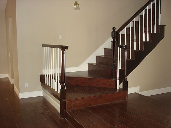 Hardwood floors up & down
