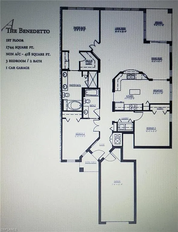3 bed, 2.0 bath, 1744 sqft, $2,800 — Photo 3