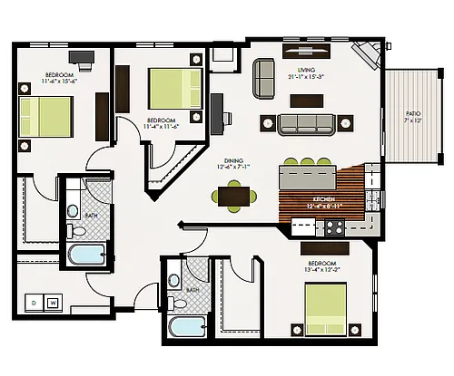 Floor plan The Landmark