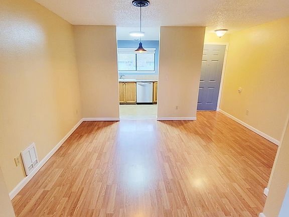 View into kitchen from balcony