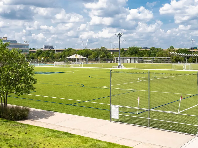 Crystal City has many playgrounds and playing fields.