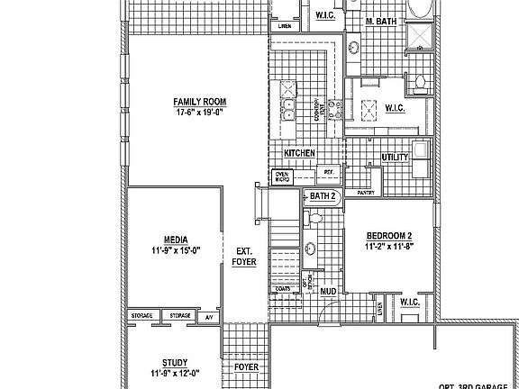 Plan 1542 1st Floor 3C