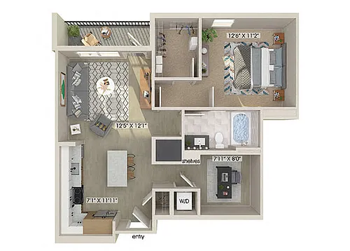 Floor plan A05D