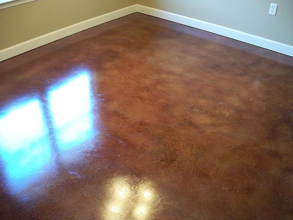 stained concrete floors