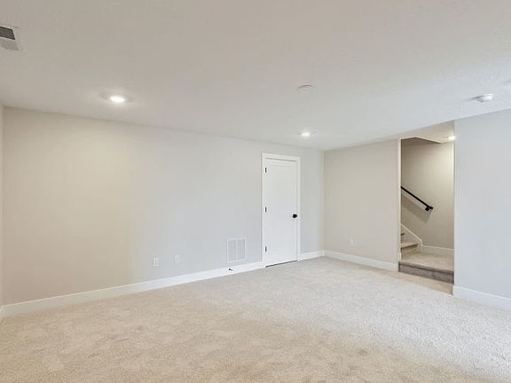 Gathering Space in Finished Basement