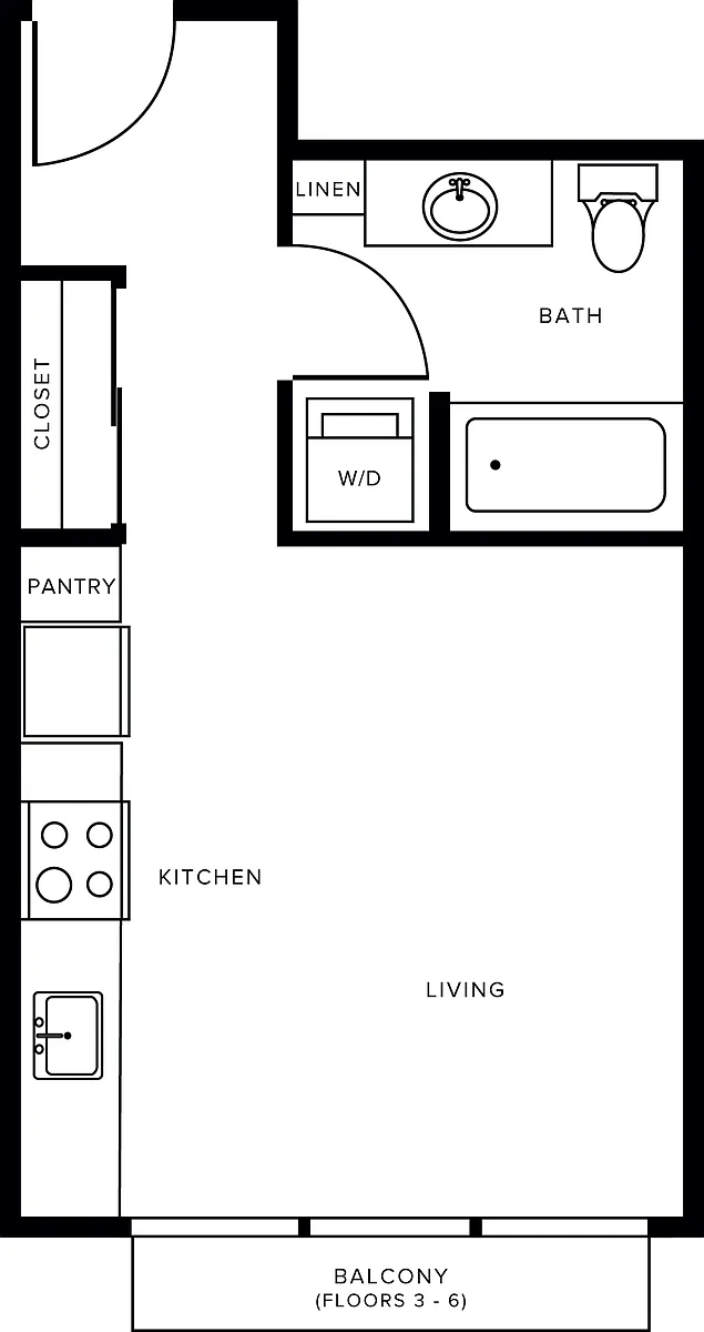 Floor plan S1- Studio