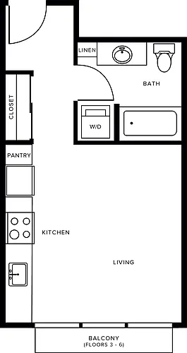 Floor plan S1- Studio