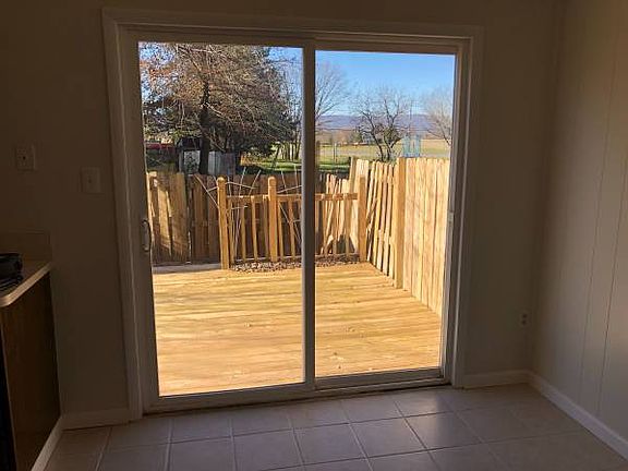 View from Kitchen into Back