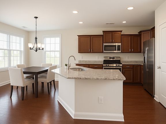 Kitchen (Virtual staging has been used for illustrative the final wall looks)