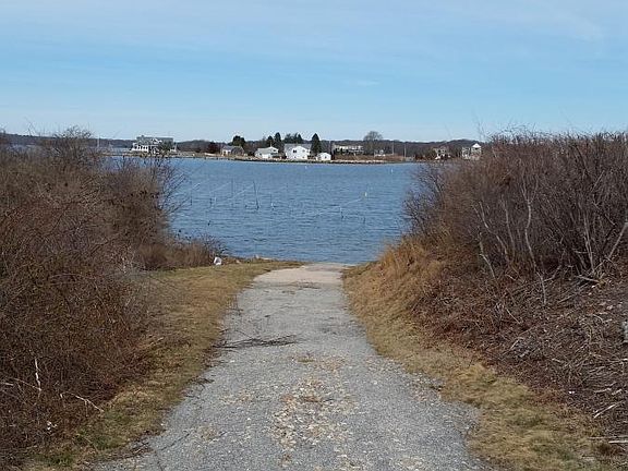 Short walk down the street to water/beach area