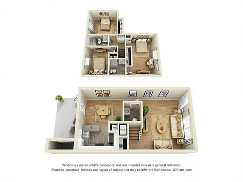 Floor plan Chadwyck Townhouse