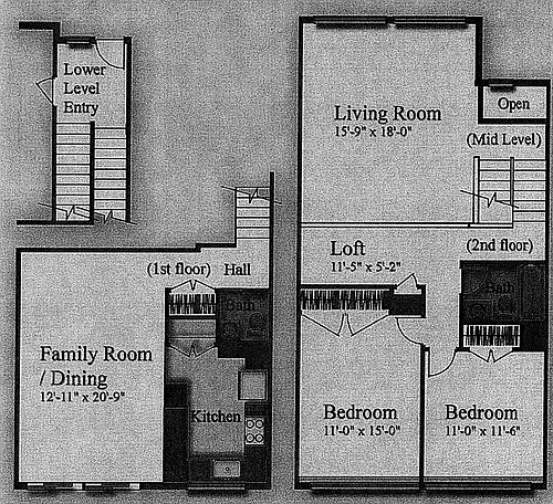 Floor plan 2bd