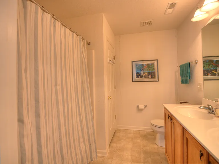 Attached primary bathroom