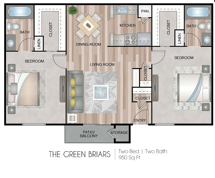 Floor plan B - Greenbriars