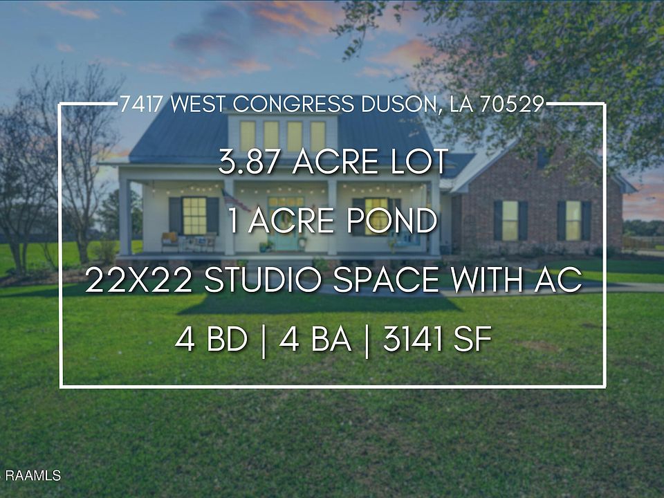 7417 W Congress St, Duson, LA 70529 | Zillow