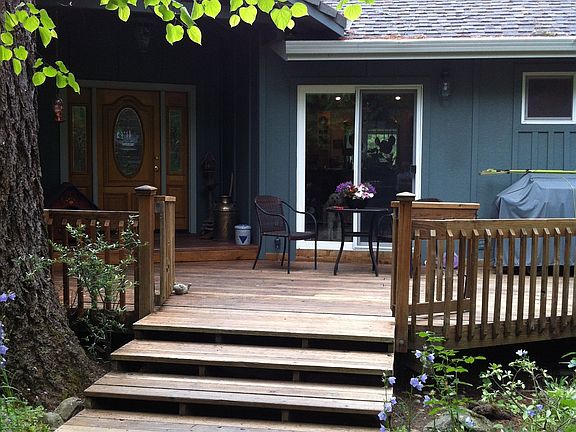 Front deck of main house