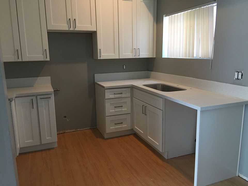 Brand new counters and cabinets