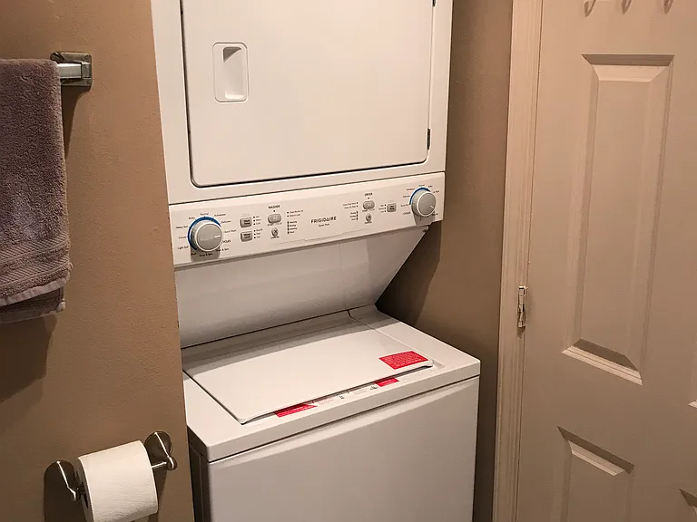 Washer Dryer included in bathroom