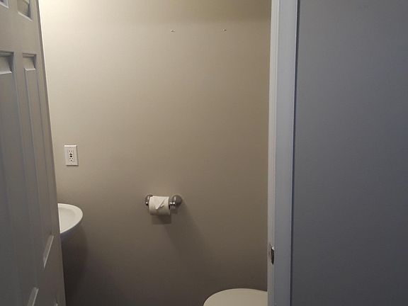 Half bath off entryway