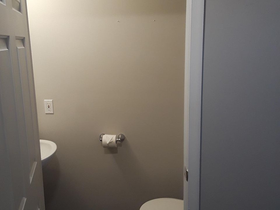 Half bath off entryway