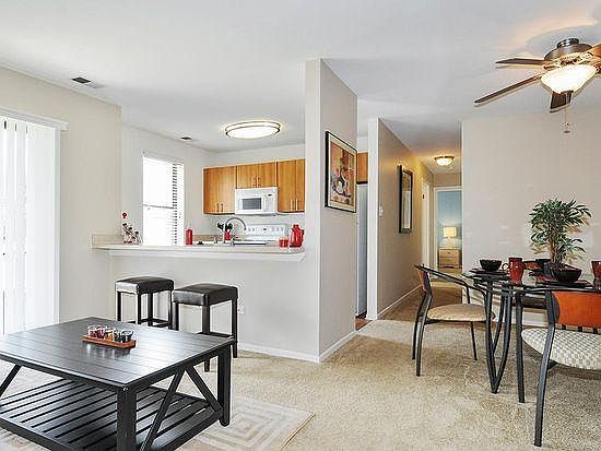Living and family room with dining 
