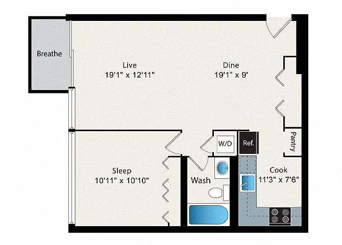 Floor plan A1