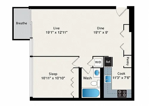 Floor plan A1