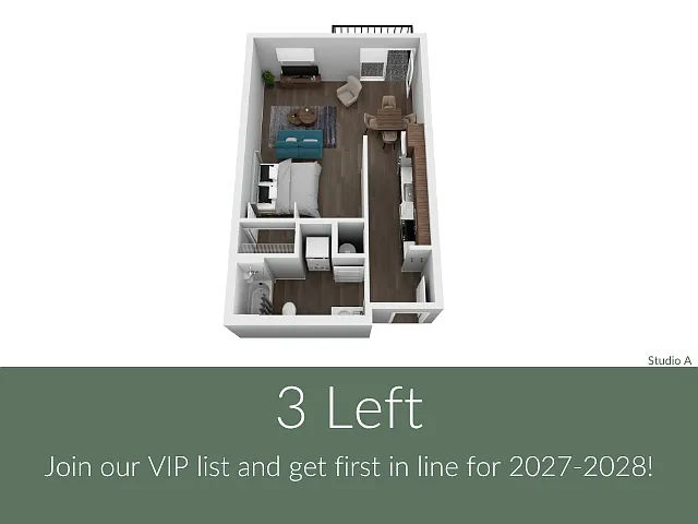 Floor plan Studio A