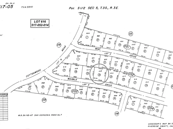 55364 Marble Dr Lot 616, Whitewater, CA 92282