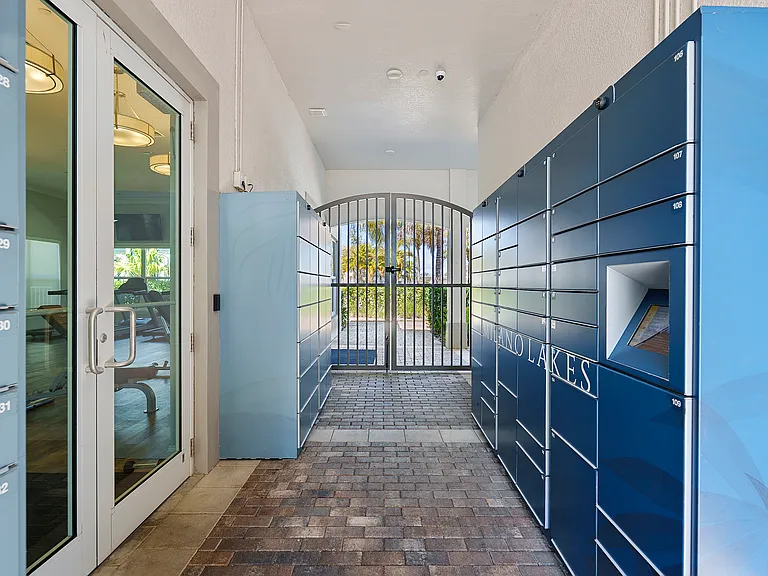 Smart lockers make online shopping even easier.