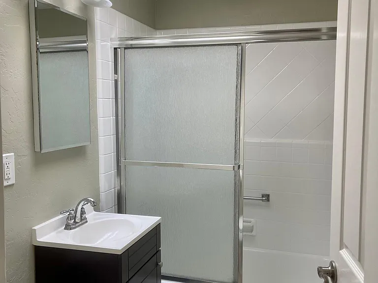 Hallway bathroom