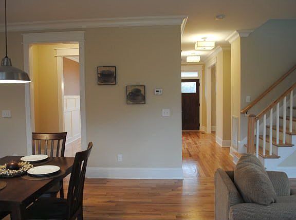 looking toward front door