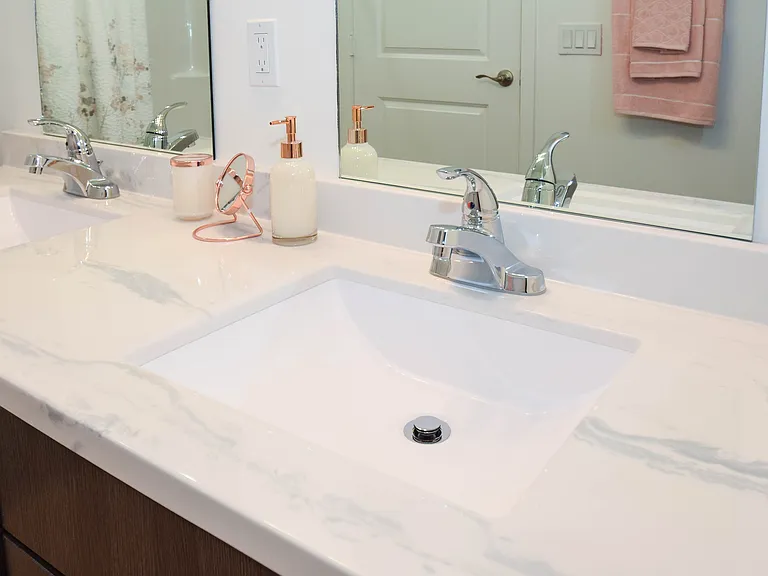 Double Marble Vanity