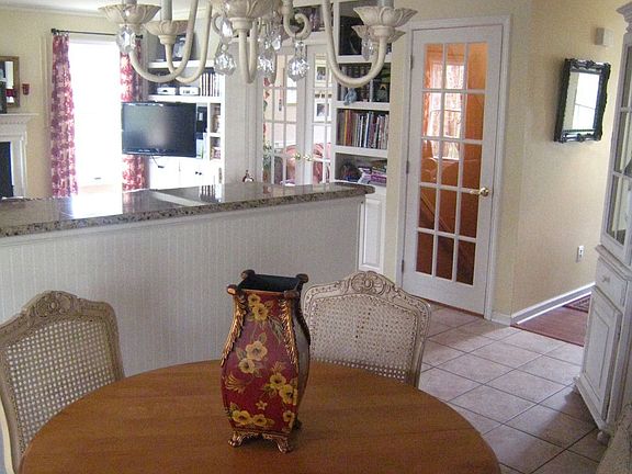 Looking at family room from kitchen