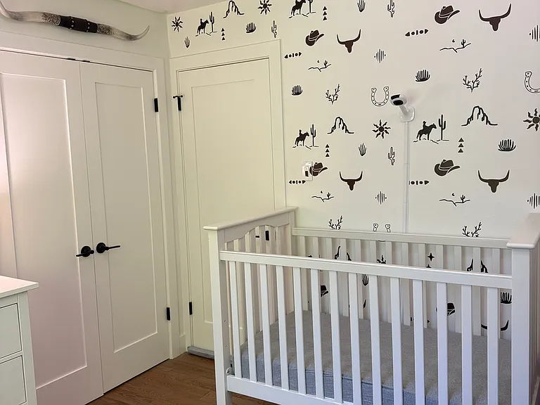 Those are removable stickers if you don't want a western themed room.