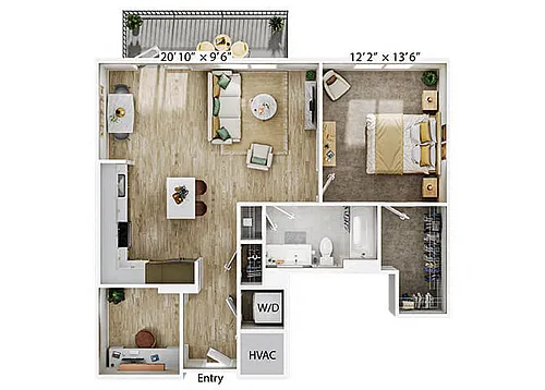 Floor plan A9D