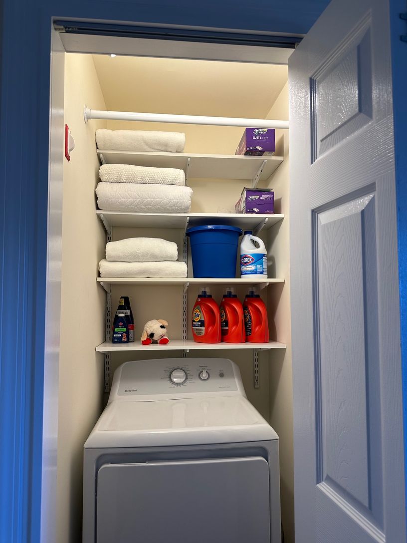  Laundry facilities on ground floor