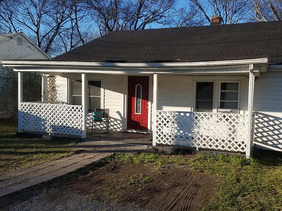 Relax on the covered front porch.