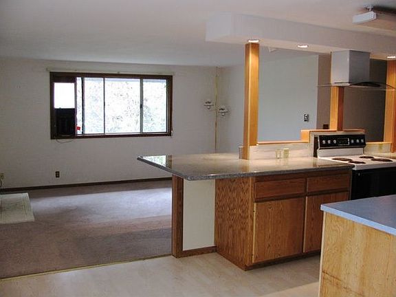 Open kitchen/living room