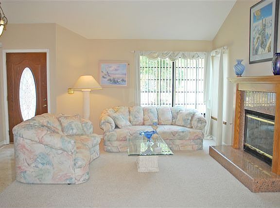 Formal Living Room with fireplace