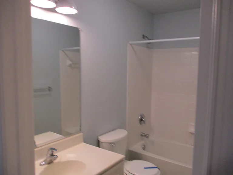 Full bathroom in finished lower level