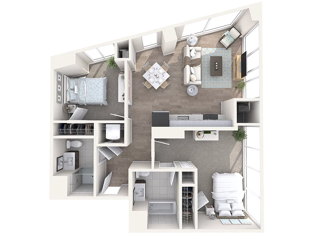Floor plan Watermark B1-2.8