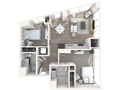 Floor plan Watermark B1-2.8