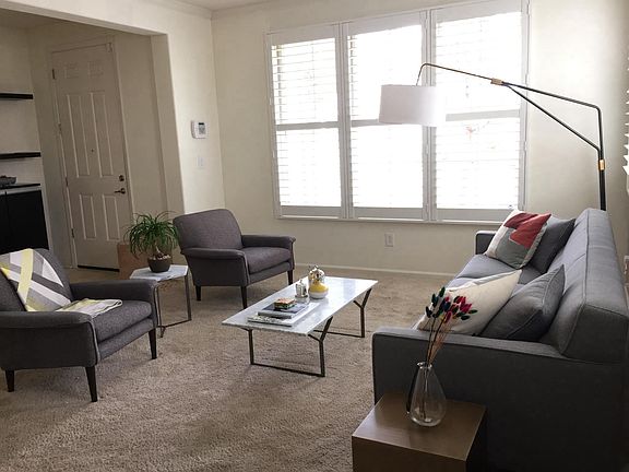 Formal living room and front door
