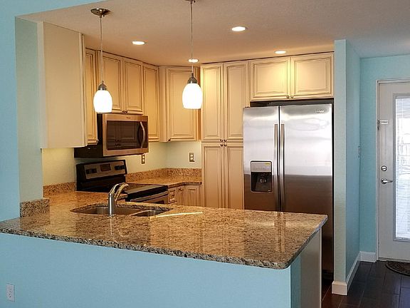 Kitchen view from living area