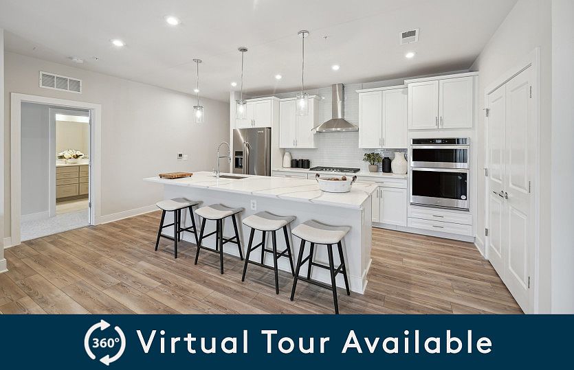 Kitchen Overlooks Gathering Room - Model Representation