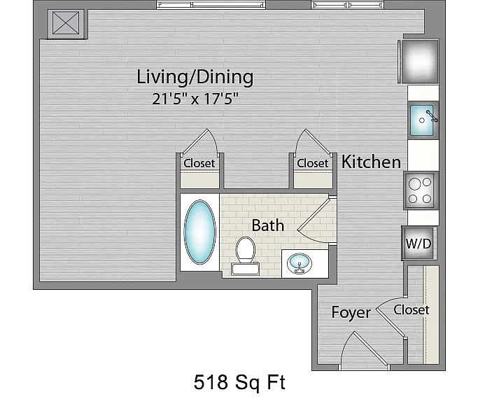Floor plan 01sa Studio