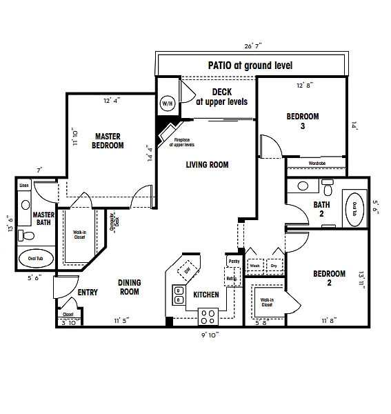 Floor plan 3B