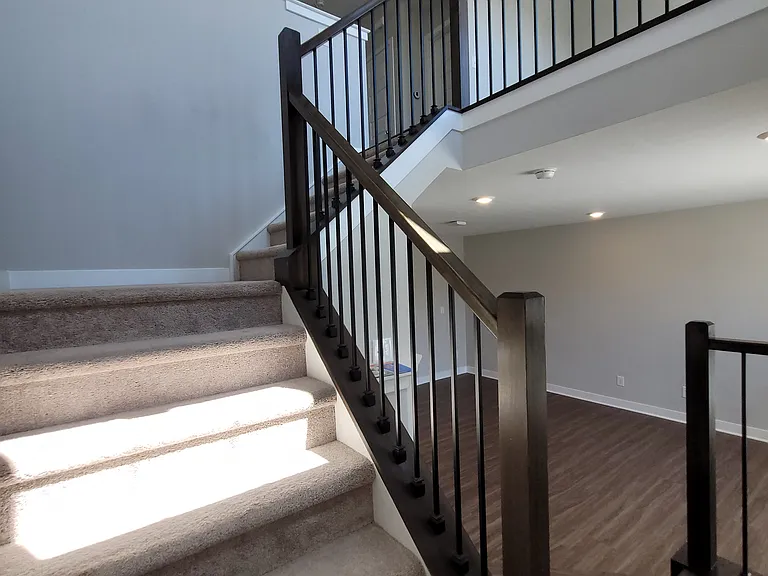 Take the stairs to access the second floor