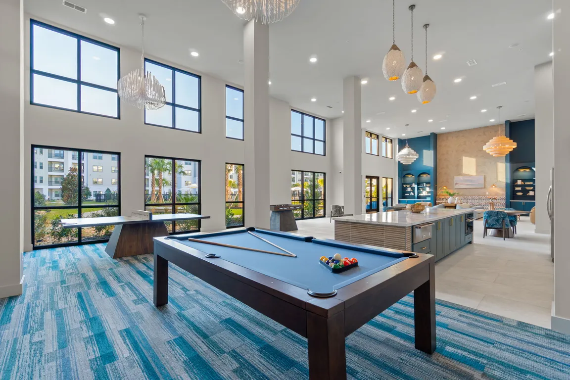 Social Lounge with Billiards
